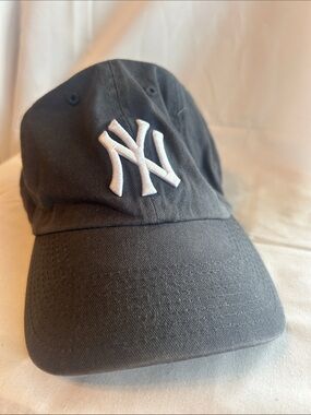 New Era Black Cap with White NY Logo